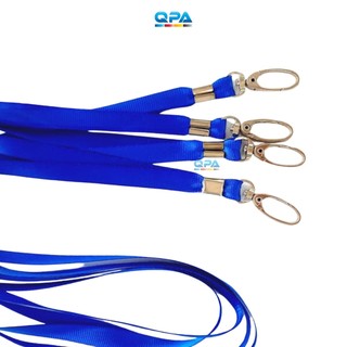 Dây đeo lụa móc xoay- xanh dương