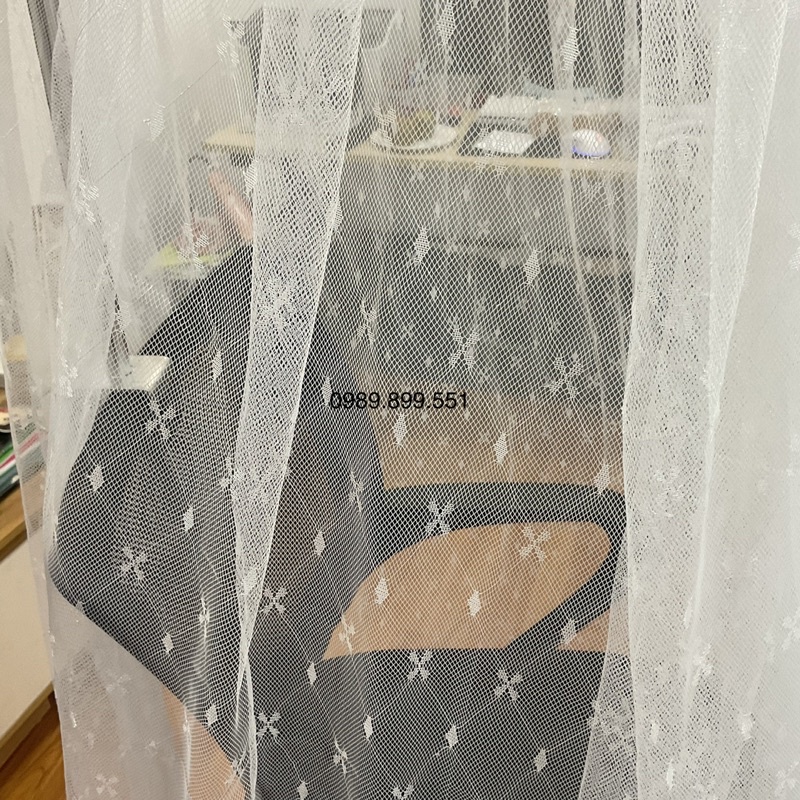 Bộ Mùng Màn Cho Cũi Chống Muỗi Và Khung Treo Màn Inox Chất Liệu Dày Dặn Dài Cho Bé KIDSUN