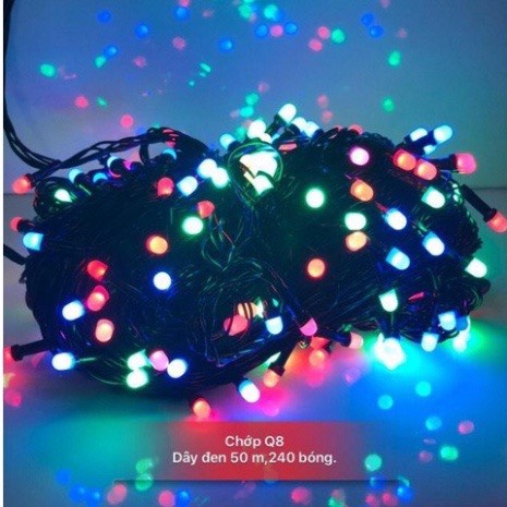 Đèn 50M Nháy Led Kim Cương Dùng Trang Trí Ngoài Trời - Chống Nước Siêu Bền [TONGKHOSONYEN]