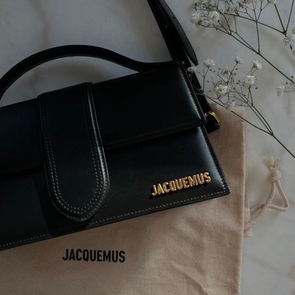 Túi Jacquemus xuất dư fullbox túi vải logo kim loại chắc chắn tinh tế. túi đeo chéo có sẵn