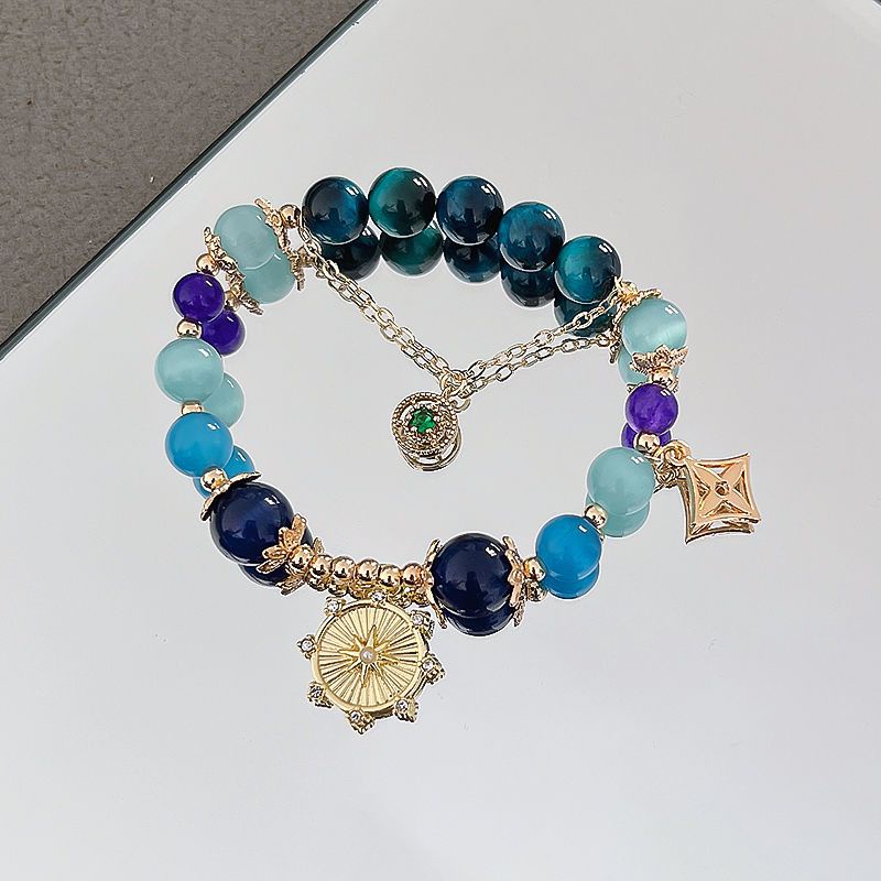Scaramouche丨Genshin impact ấn tượng vòng đeo tay pha lê opal anime bracelet HJHT