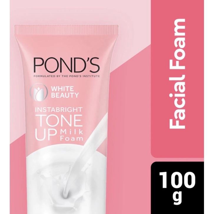 Sữa Rửa Mặt Pond s Trắng Da Mờ Thâm Sữa Rửa Mặt Làm Sáng Da Ponds Tone Up Milk Foarm 100g