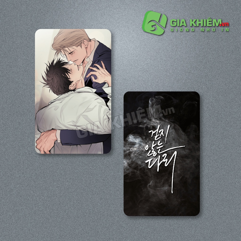 Card bo góc giấy truyện LEG WHICH CANT NOT WALK