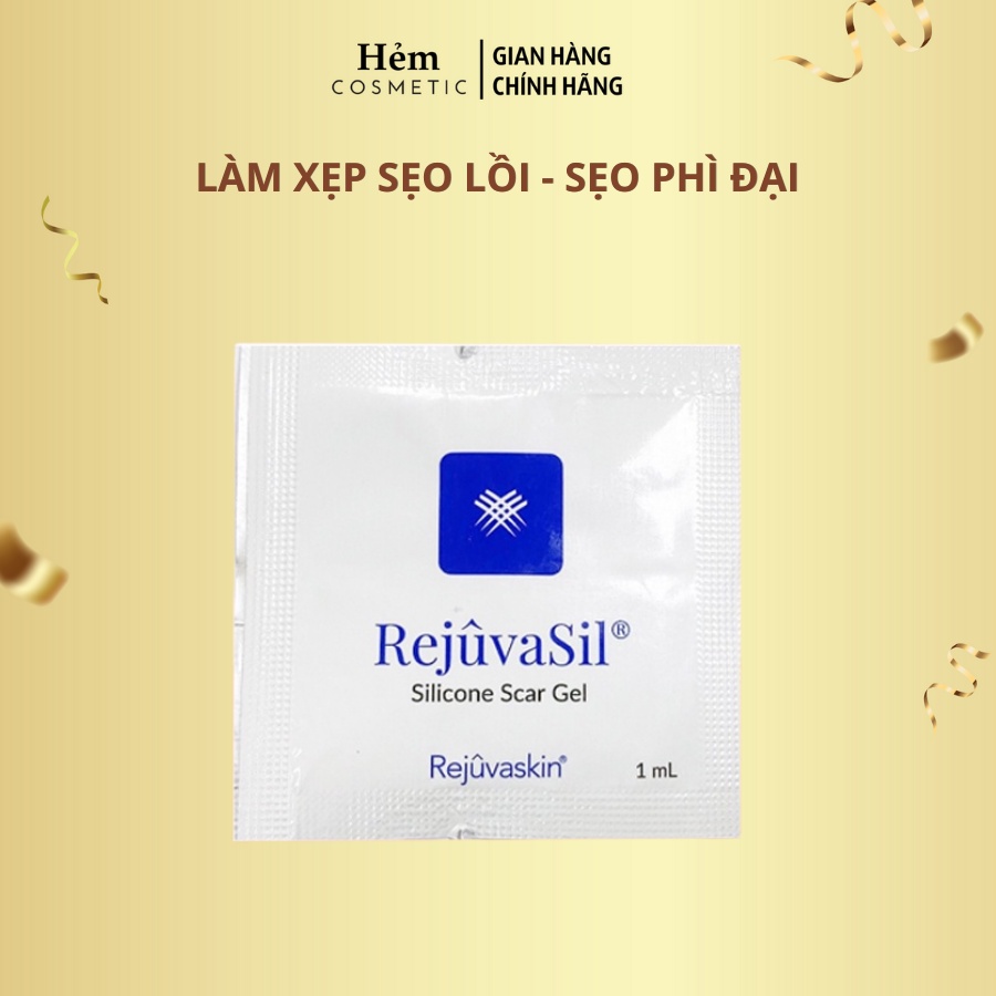 Gel Làm Mờ Sẹo Lồi Và Phì Đại RejuvaSil Silicone Scar 1ml - Hẻm Cosmetics