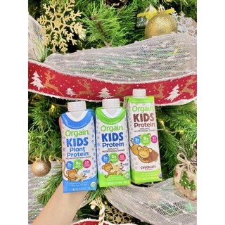 Sữa dinh dưỡng hữu cơ con khỉ ORGAIN KIDS PROTEIN Mỹ hộp 244ml date mới nhất