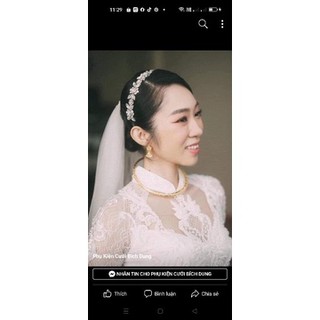 bờm tóc cô dâu