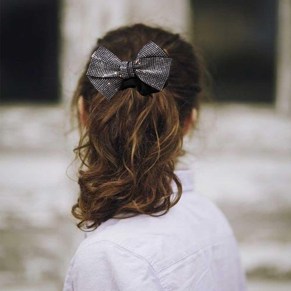 Dây Buộc Tóc Bằng Cao Su Đính Nơ Ruy Băng Dễ Thương|Nhẫn Đeo Tay Thiết Kế Đơn Giản Thời Trang Cho Nữ