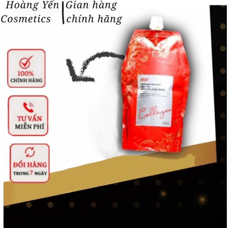 HẤP Ủ TÓC PHỤC HỒI HƯ TỔN BỔ SUNG COLAGELL PROSEE LEO Perfume Instant Smooth Hair Collagen Mask 500ml