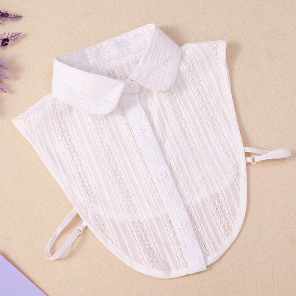 Cổ Áo Sơ Mi Giả Bằng Vải Cotton Tháo Rời Được Thời Trang 1 Cái