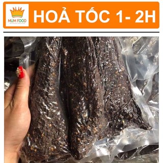Thịt trâu gác bếp tây bắc loại 1 túi 1kg - quà tết - quà biếu thơm ngon chuẩn vị - tặng kèm nước chấm