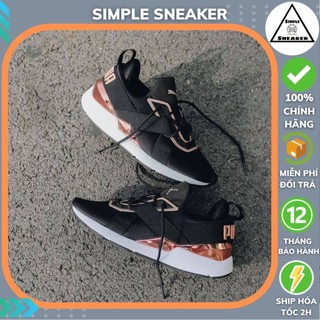 Giày Puma Nữ 🔴FREESHIP🔴 Puma Muse Metallic Rose Gold Auth - Giày Sneaker Nữ Puma Chính Hãng Hot Trend 2021