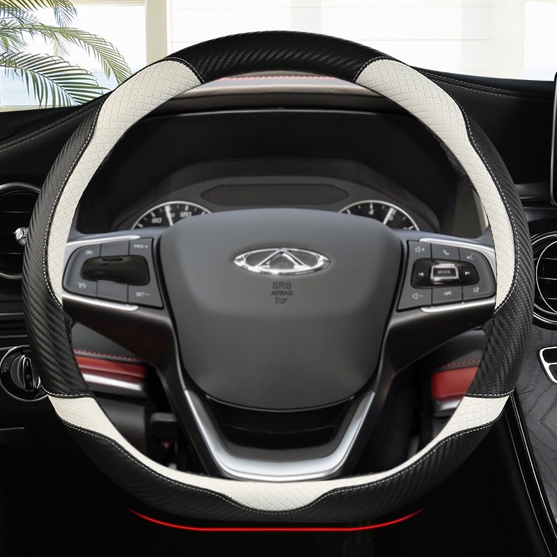 Bọc Vô Lăng Ô Tô 38cm Da Cho Chery Tiggo 8 Arrizo 5 Pro Gx 5x eQ7 Chery Tiggo 7 Pro 2018 2019 2020 P