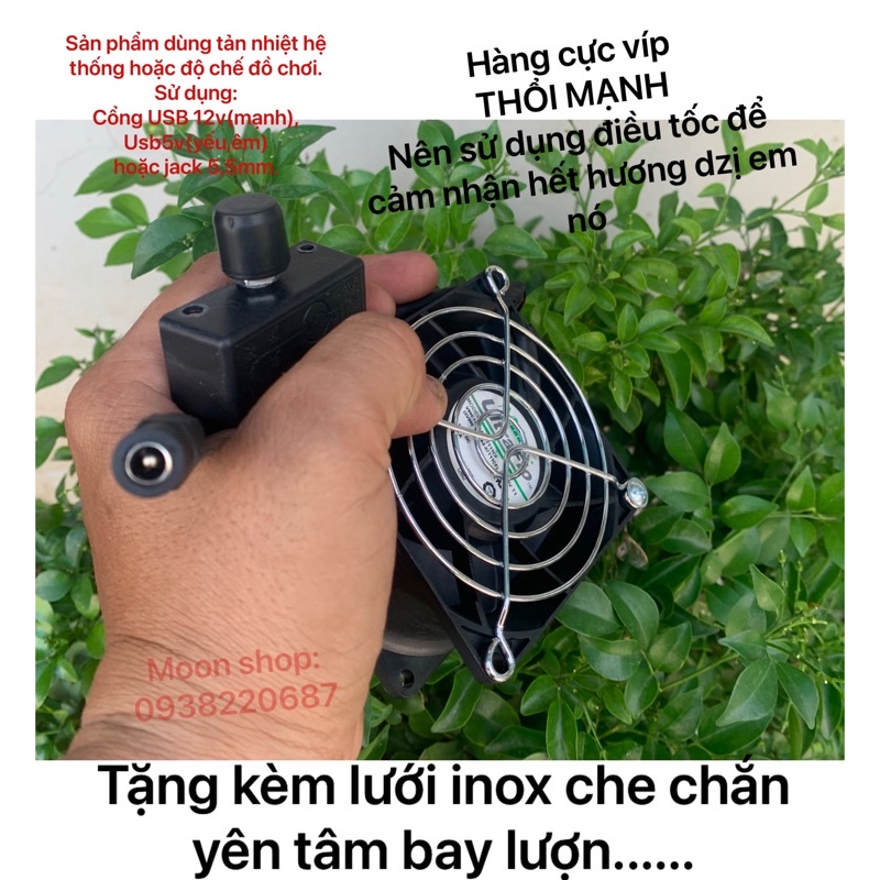 Quạt Phản lực tản nhiệt cổng USB từ 12v,giảm nhiệt CPU,Wifi router,mode, tiện dụng chất lượng cao,nhiều kích cở