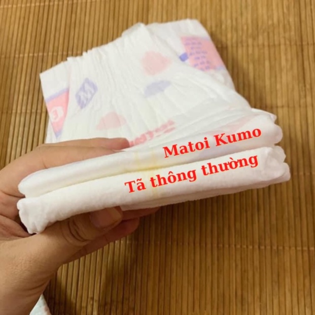 Combo 4 bịch tã dán size S nhãn hiệu Matoi Kumo dòng Extremely Thin xuất xứ Nhật Bản cho bé 4~8kg