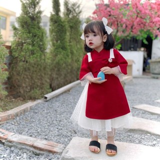 Áo dài cho bé gái, Áo dài cách tân cho bé gái.
