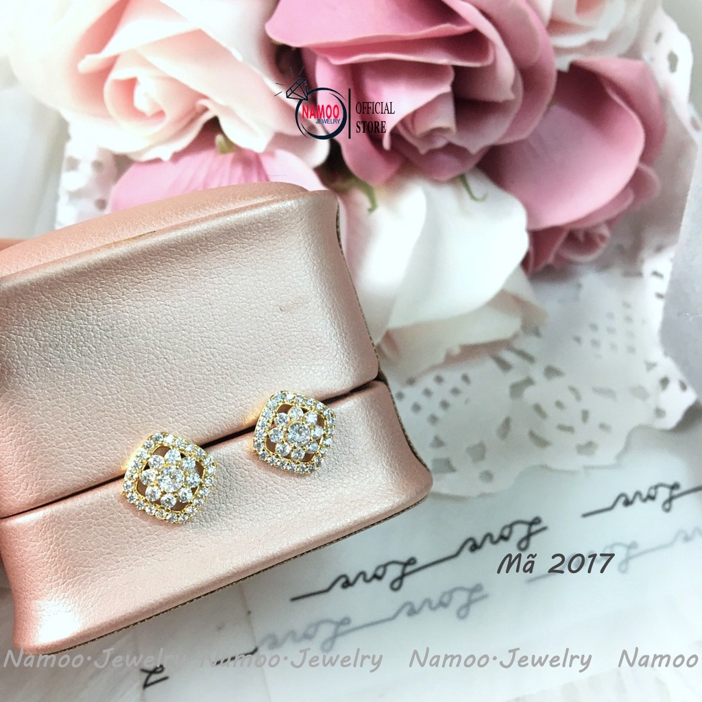 Bông Tai Nữ T2017 Phong Cách Đơn Giản Đầy Nữ Tính Namoo Jerwelry