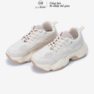 [Mã WABRMH99 giảm 12% đơn 99K]Giày Thể Thao Nữ giayBOM Êm Chân Đế Cao 4 cm B960