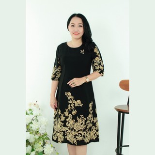 Madam sotoni - thời trang trung niên - đầm trung niên - ddert1403