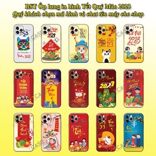Ốp lưng Samsung, Vivo, Oppo, Realme, Iphone, Xiaomi in hình chủ đề tết Quý Mão 2023 - Ốp nhám chống sốc bảo vệ camera