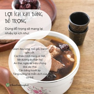 [Hàng mới về] Đỗ trọng sấy khô túi lớn loại 1kg - Tấn Phát