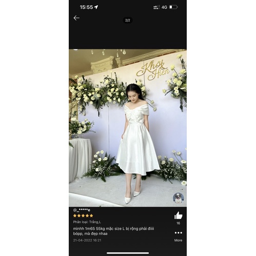 Thanh lý Đầm trễ vai Giangjoile Store