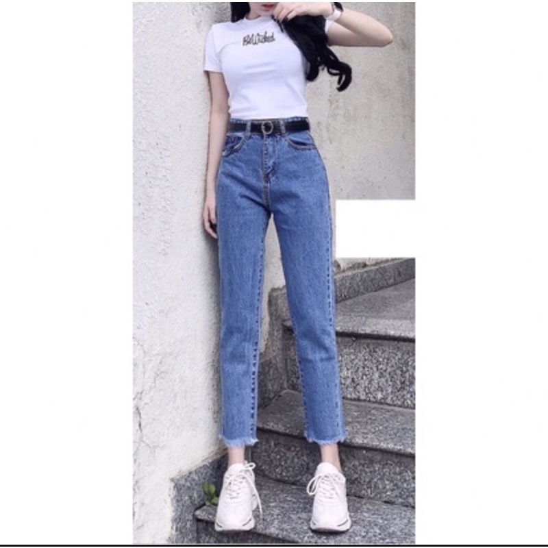 Quần jean nữ lưng cao được ưa chuộng nhất hiện nay