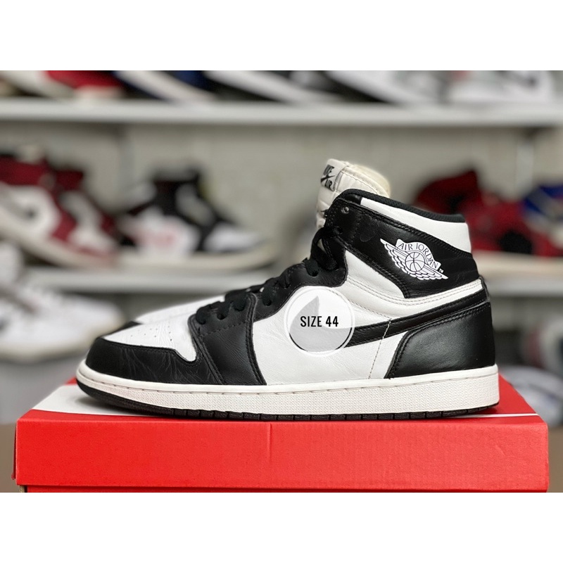 Giày thể thao chính hãng Nike Jordan 1 black white 2014 2hand