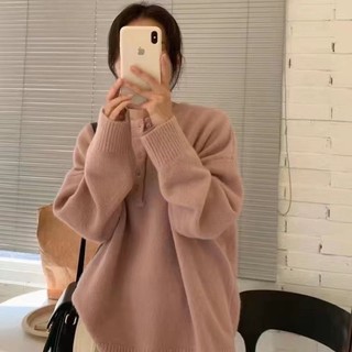 Áo len cổ tròn có cúc dài tay (ảnh thật cuối ảnh)