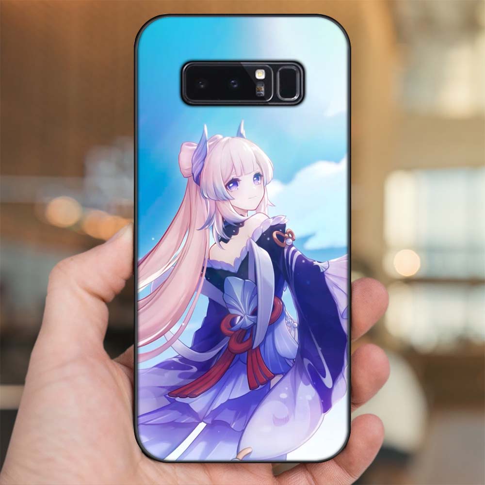 Ốp lưng Samsung Note 8 viền đen in hình Sangonomiya Kokomi Genshin Impact