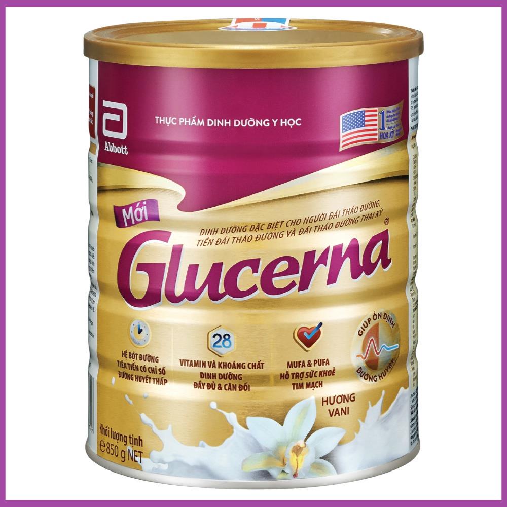[Date 2024] Sữa bột dành cho người bị tiểu đường Glucerna Abbott 850g