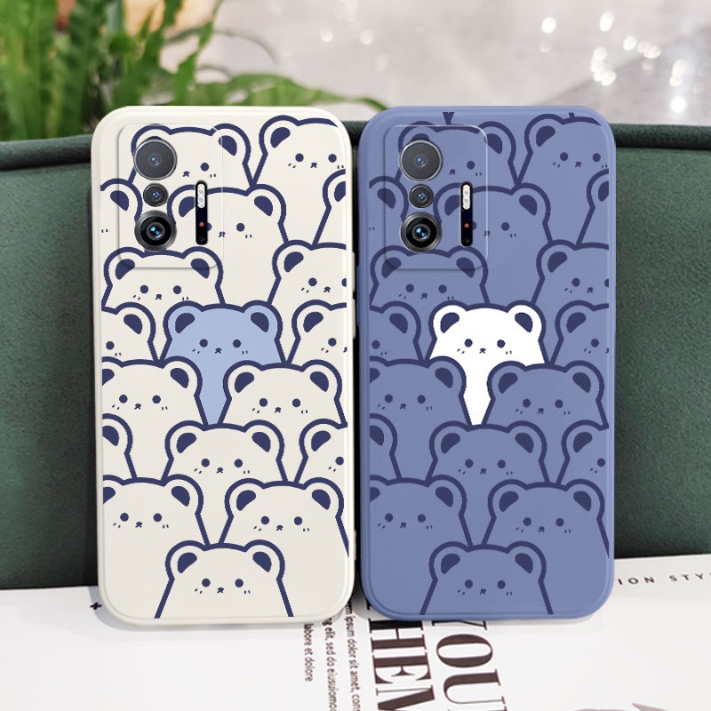 Ôp Điện Thoại Hình Gấu Cho xiaomi mi 13t 12t 11t 10t pro lite mi 9t pro Ốp