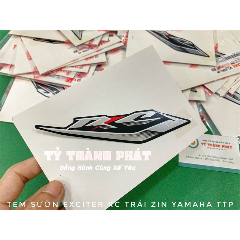 Tem sườn Ex 07, No 4 chử RC Đỏ Trái (1 Miếng)