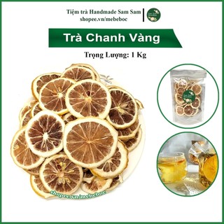 Chanh Vàng Thái Lát Sấy Khô 1kg Vị Chua Tăng Cường Sức Khỏe, Đẹp Da, Giảm Cân