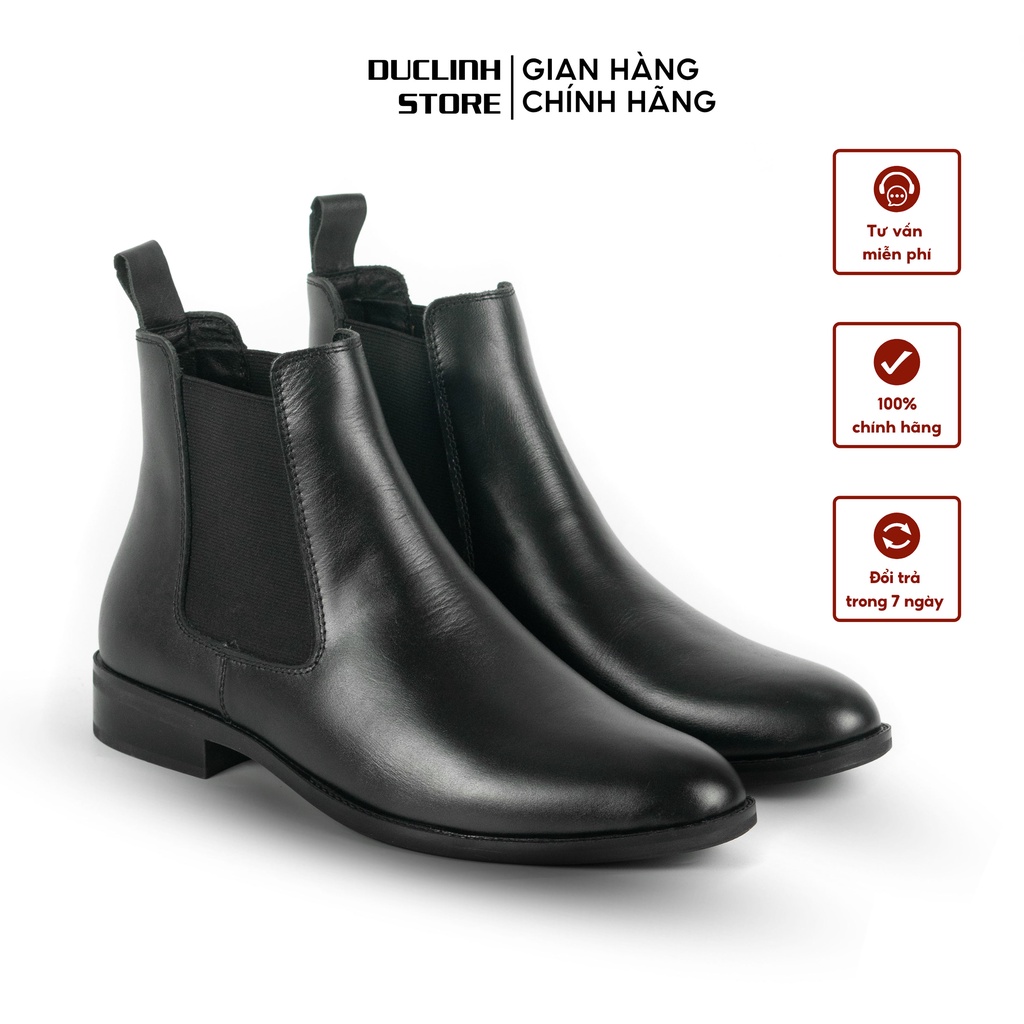 Chelsea Boots Classic - 2 màu Nâu & Đen - Da Bò Thật - Đức Linh EZB146 EZB147