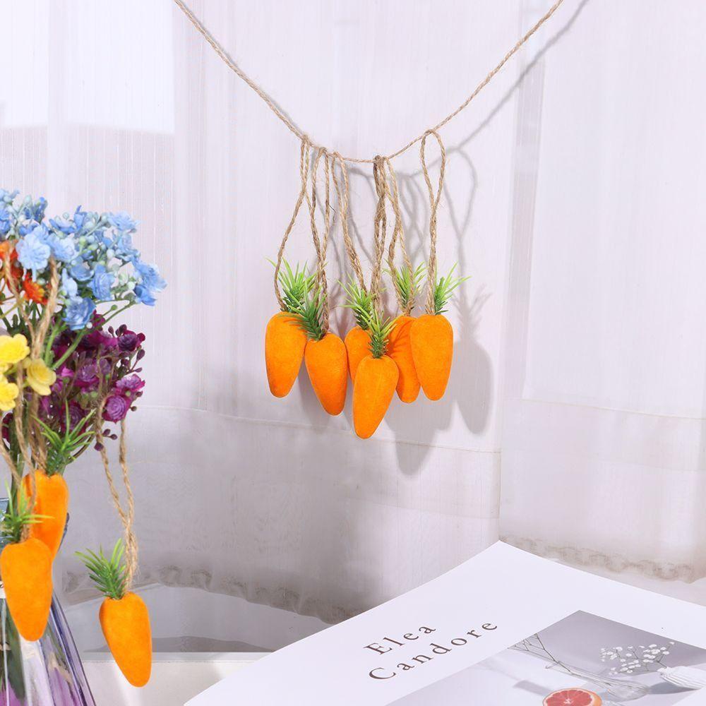 CONOPERY Bộ 10 Cà Rốt Xốp Treo Trang Trí Lễ Phục Sinh