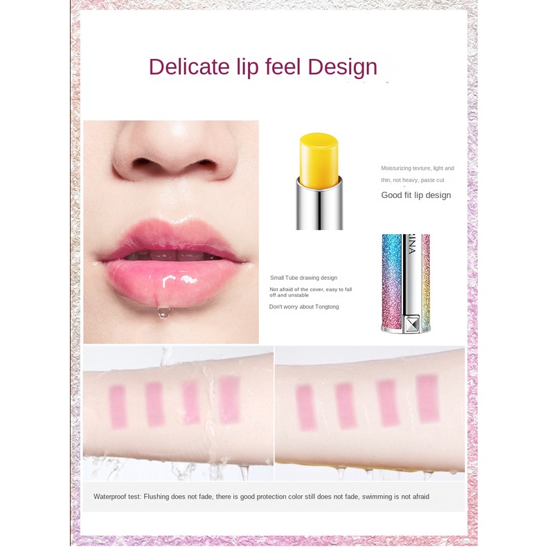 Son Môi Dưỡng Ẩm Lâu Trôi Thay Đổi Màu Sắc Thiết Kế Vỏ Sò Dễ Thương