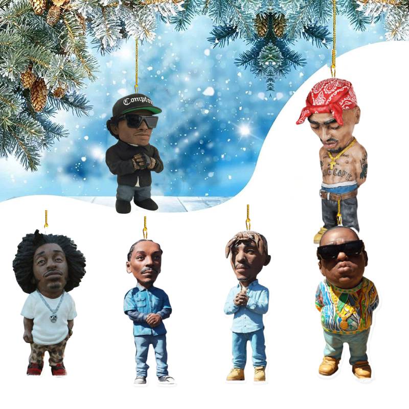 Ngôi Sao rap Không Có Tòn Ten biggie Quà Tặng Mặt Dây Chuyền acrylic