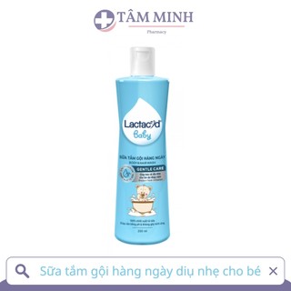 SỮA TẮM LACTACYD BB DỊU NHẸ, VỆ SINH SẠCH SẼ EM BÉ 250ML