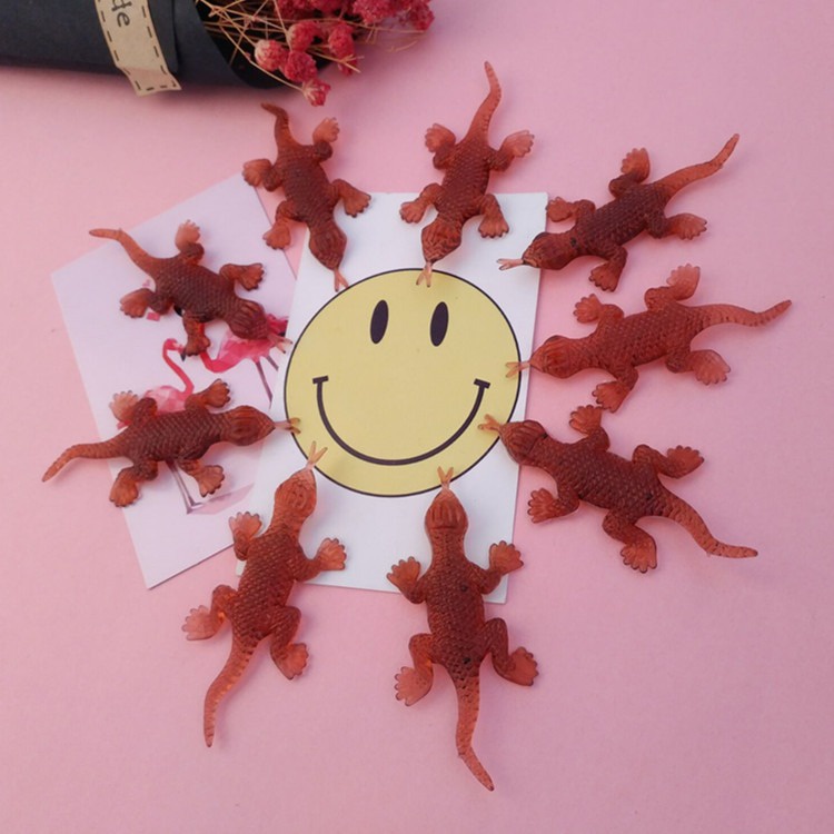 Con Thạch Sùng Giả ⚡ Hot Trend ⚡ Đồ Chơi Côn Trùng Giả Bằng Nhựa, Trang Trí Halloween, Đồ Chơi Giải Trí