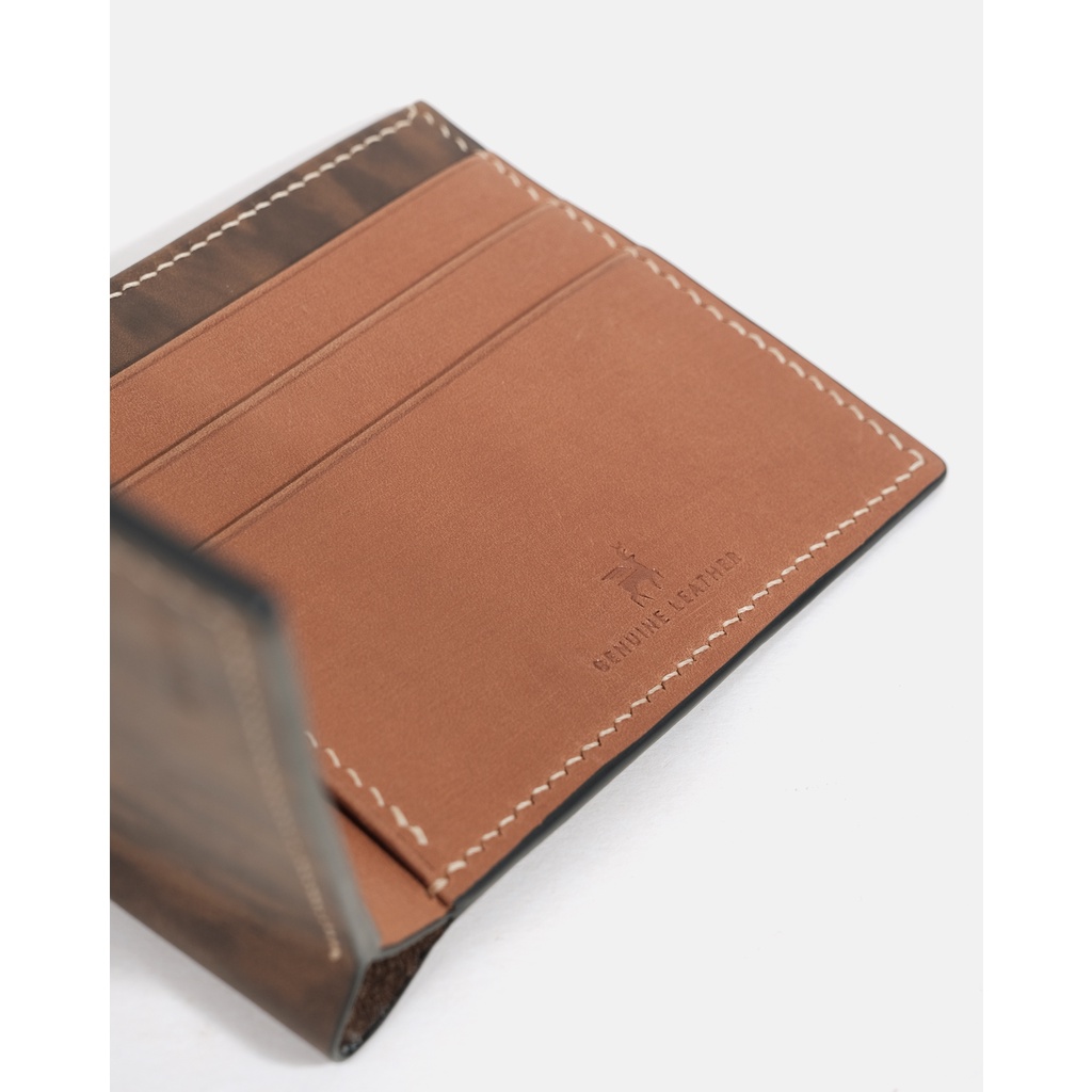 Ví Da Nam Gập Đôi Leonardo - Bifold Saturn Wallet - Da Nhập Khẩu Cao Cấp