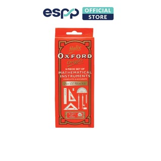 Bộ 9 món thước compa hộp thiếc Origin Red – HELIX