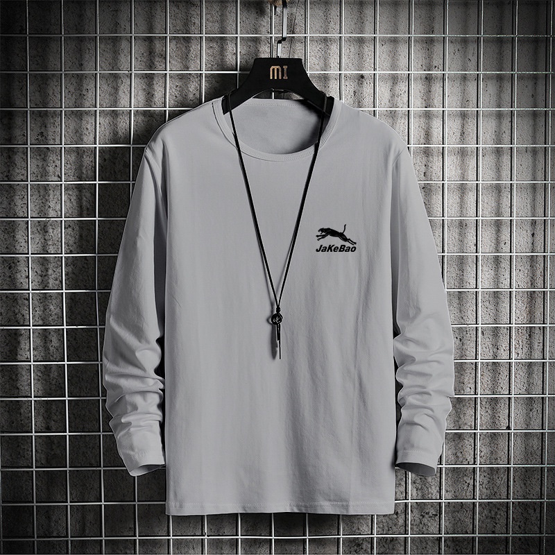 Áo Thun Dài Tay Thời Trang Xuân Thu Cho Đàn Ông Trung Niên