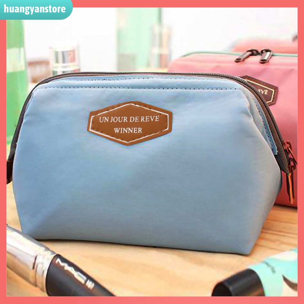 HY/ Túi khóa kéo đựng đồ trang điểm