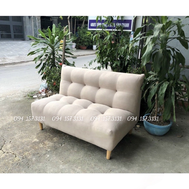Ghế Sofa Tamy Dài 1m2 - Sofa Ú Béo Phong Cách Hàn Quốc Vải Nỉ