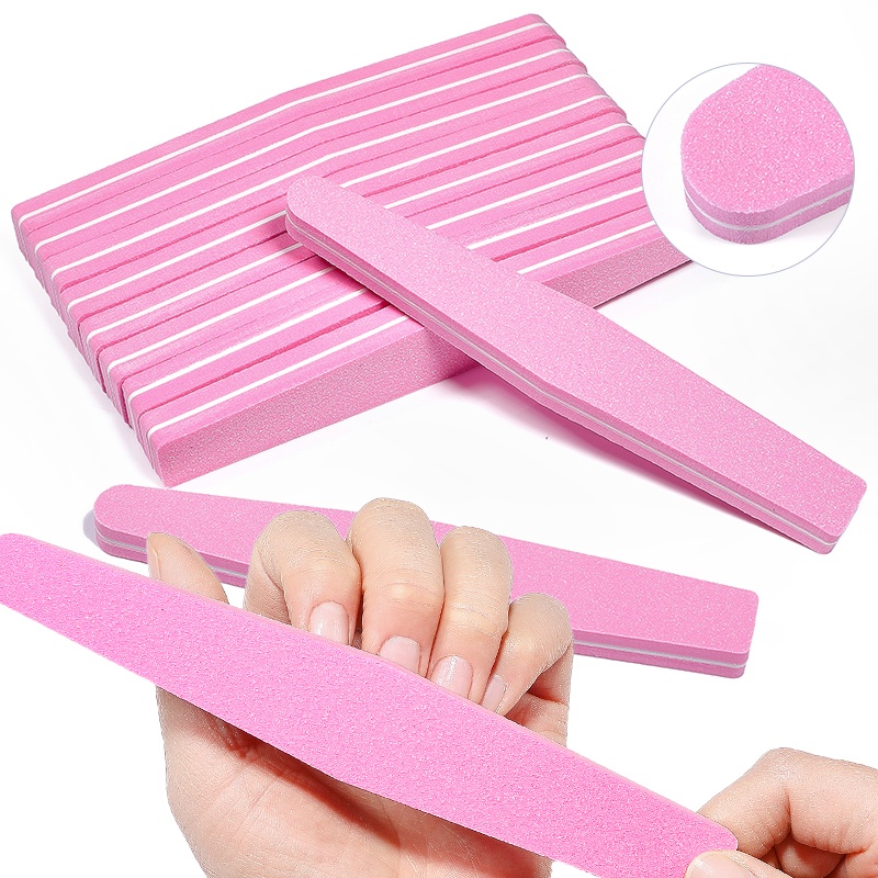 Bộ 10 cây dũa móng tay BORN PRETTY thiết kế hai mặt 100 / 180 Grit