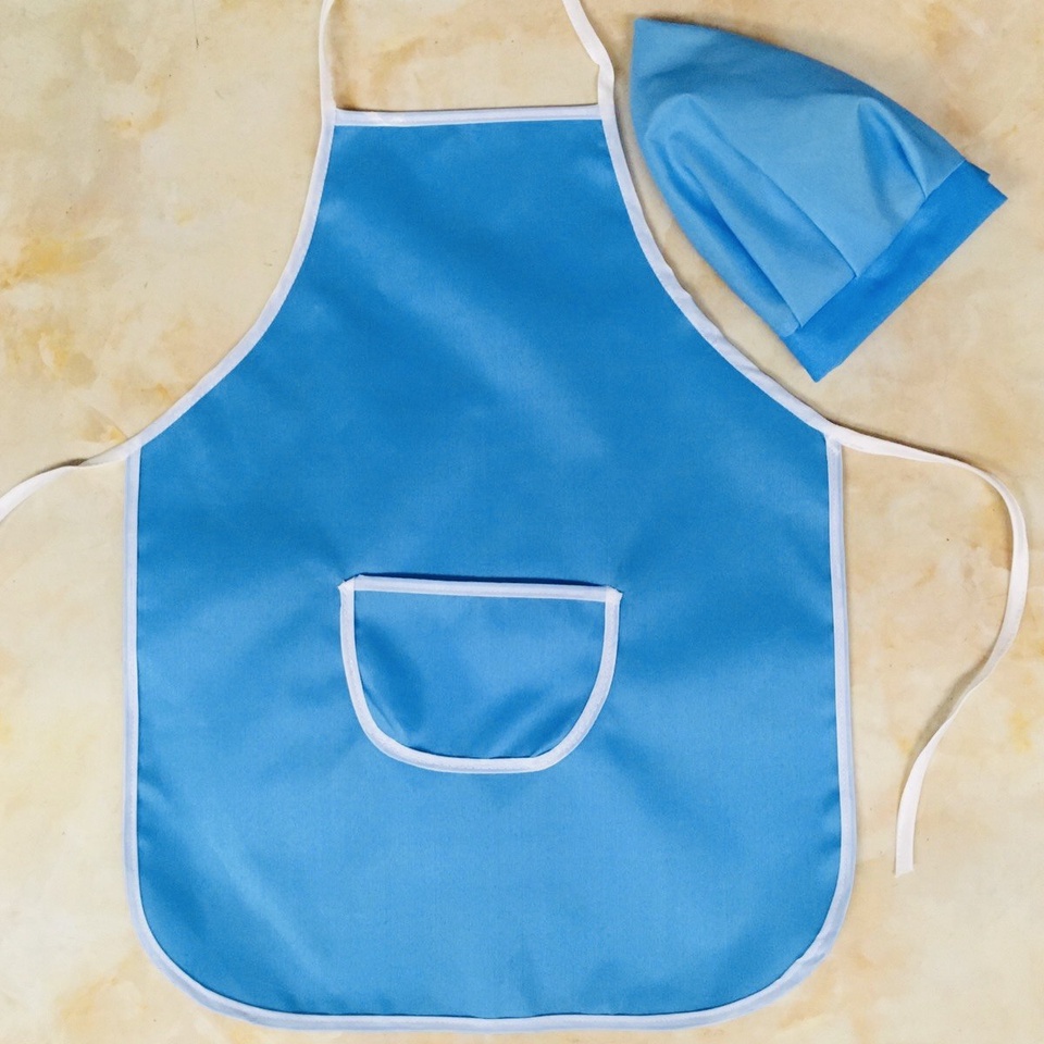 🍄 Sỉ Tạp Dề + Mũ Cho Bé Mầm Non Dài Thân 42cm. Bộ Yến + Nón Cho Bé Hóa Trang, Hướng Nghiệp Tại Hà Nội