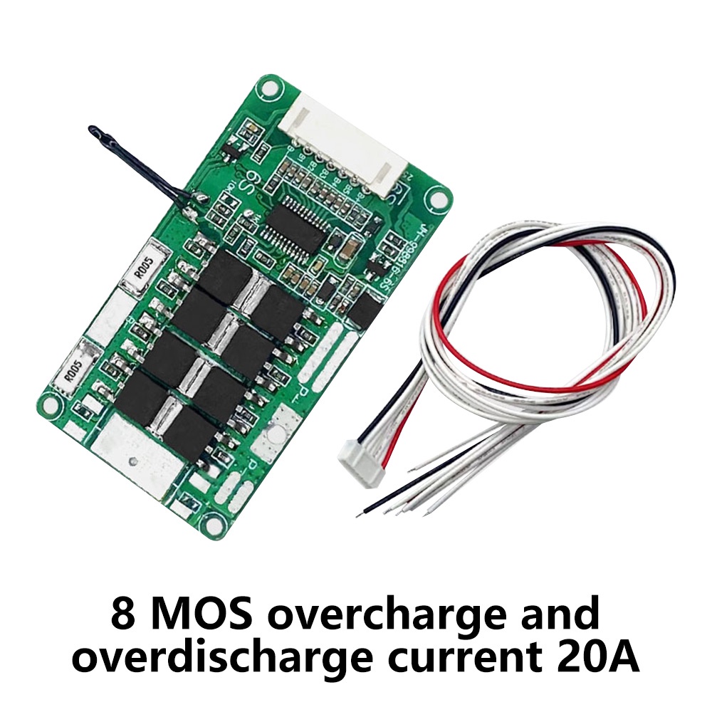 Bảng mạch bảo vệ pin PCBFUN 6S 22.2V 10A/ 15A/ 20A/ 25A PCB BMS thích hợp cho Lithium 18650