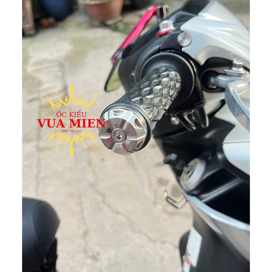 Gù tay lái mẫu M4 inox 304 sáng bóng