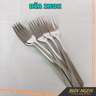 Dĩa Inox Dày Ăn Mỳ Ý/Hoa Quả - Bún Ngon