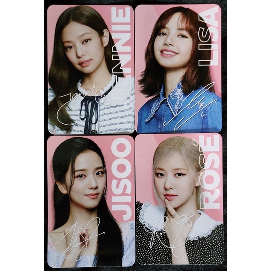 Card oreo bo góc random Blackpink